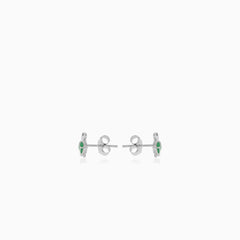 Sterling silver turtle stud earrings