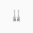 Sterlingsilber-Ohrringe mit Zirkonia-Eleganz