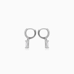 Sterlingsilber-Ohrringe mit Zirkonia-Eleganz