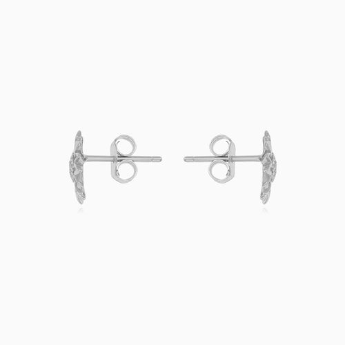 Sterling-Silber-Ohrstecker mit Gänseblümchen-Motiv