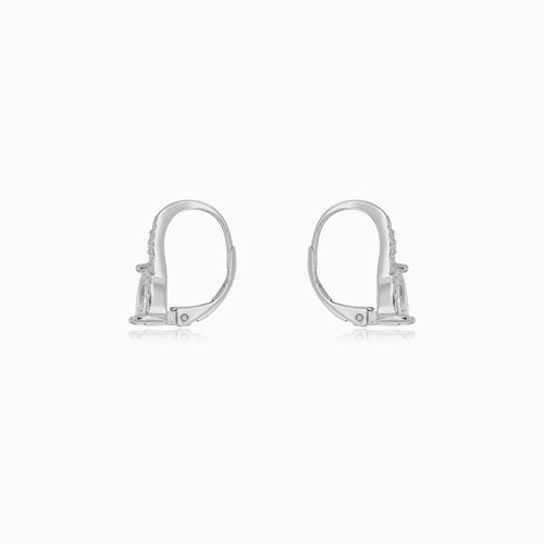 Sterling Silver Pear Drop Earrings