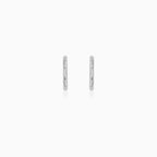 Smooth Sterling Silver Hoop Earrings