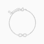 Sterling Silver Infinity Symbol Bracelet