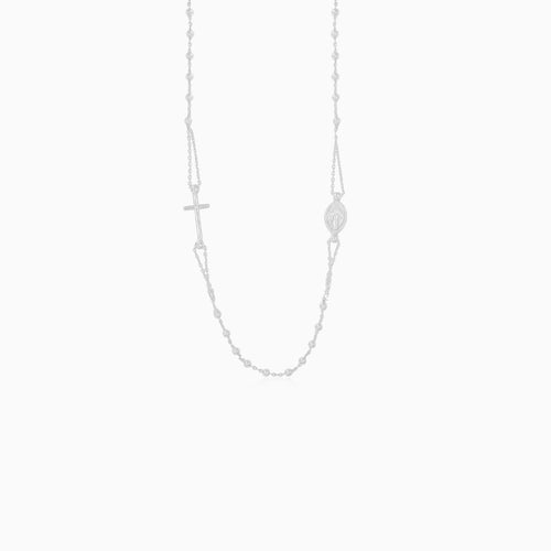 Collier chapelet en argent