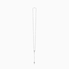 Silver rosary