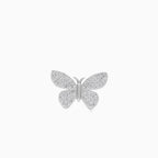 Broche papillon en argent sterling avec zirconia cubique