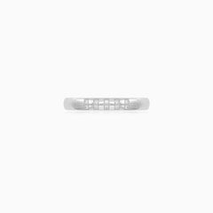 White Gold Diamond Band Ring