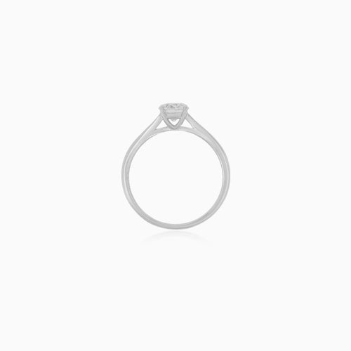 White Gold Lab-Grown Diamond Solitaire Ring