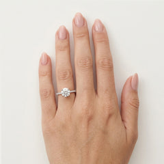 Rose Gold Lab-Grown Diamond Pavé Ring
