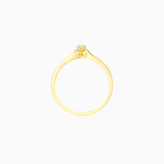 Marquise Diamond Yellow Gold Ring