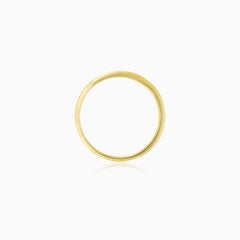 Yellow Gold Lab Diamond Band Ring