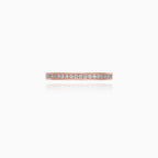 Rose Gold Lab Diamond Band Ring