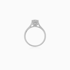 Lotus Oval Lab Diamant Solitaire Persten