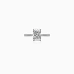 Radiant Cut Lab Diamond Engagement Ring