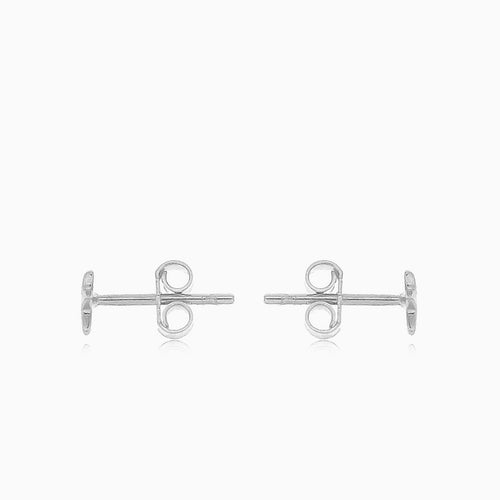 Glänzende Stern Weißgold Stecker