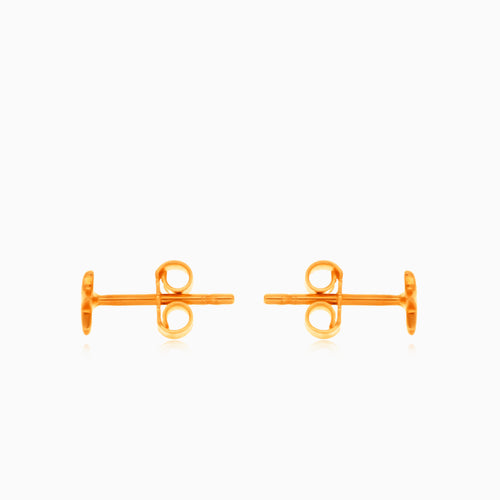 Glänzende Stern Roségold Stecker