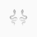 White gold serpent charms