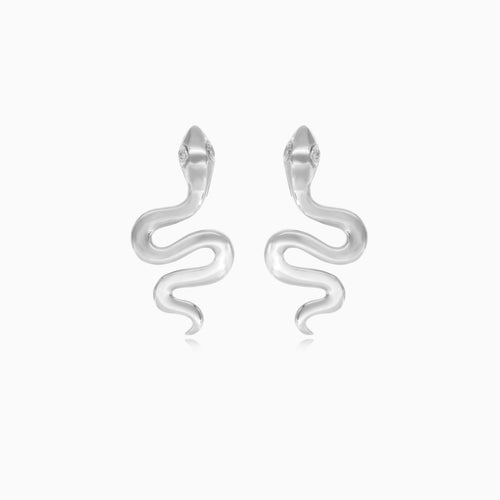 Weißgold-Schlangenanhänger