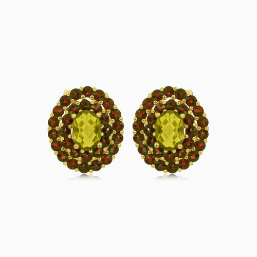 Ätherische Symphonie handgefertigte Edelstein-Ohrringe