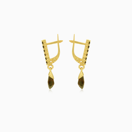 Delikate Granat-Ohrhänger