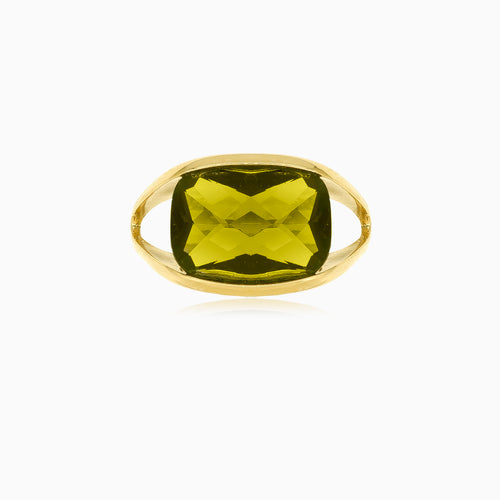 Eleganter Gold-Kissenring