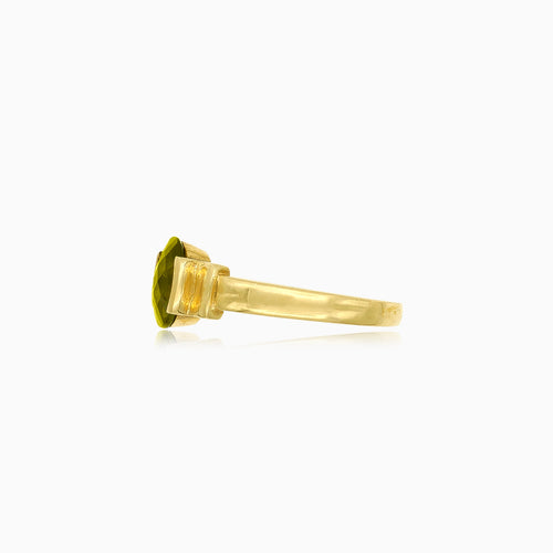 Sanfter-Glanz-Moldavit-Stab-Eleganz-Ring
