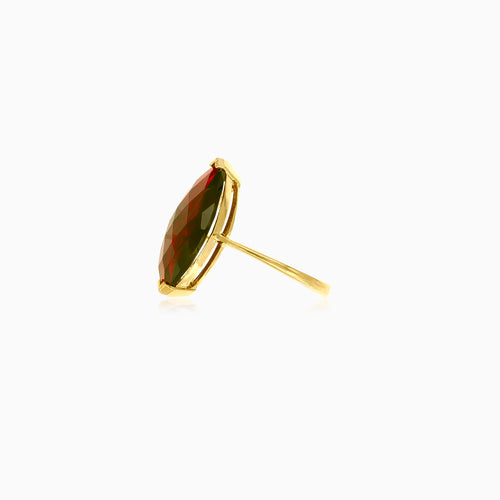Subtiler Glamour-Garnet-Ring