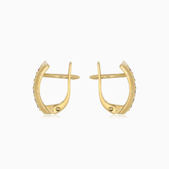 Graceful adornment stylish 14kt earrings