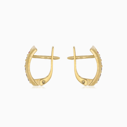 Anmutiger Schmuck – stilvolle 14 Karat Ohrringe