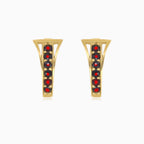Graceful adornment stylish 14kt earrings