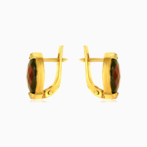 Eleganz aus Gold mit Marquise-Granat