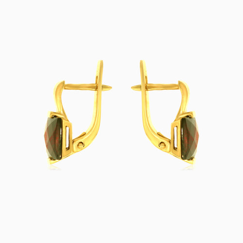 Anhänger mit Granat im Prinzessschliff aus Gold