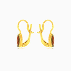 Timeless oval gold drops