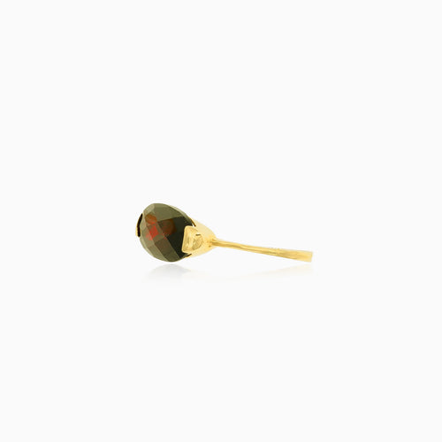 Damenring aus Gold mit Granat