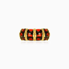 Dreifache Strahlung Goldring