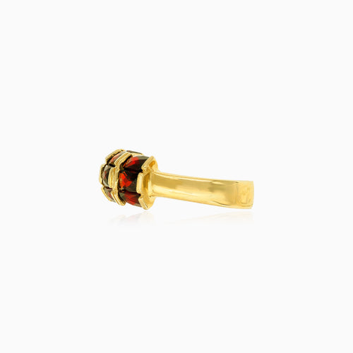 Dreifache Strahlung Goldring