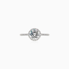 Cubic-Zirkonia-Silberring