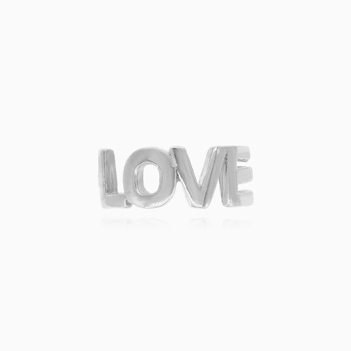 Damenring aus Silber mit Liebe