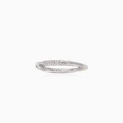 X-Design Silber Zirkonia Ring