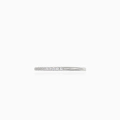 Bague simple en argent