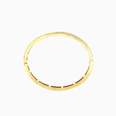 Elegant garnet square princess cut bangle