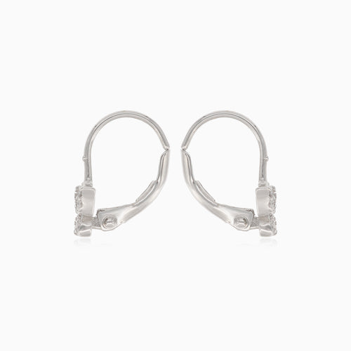 Sterlingsilber-Tropfenohrringe mit Schmetterling