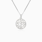 Colgante árbol de la vida de plata