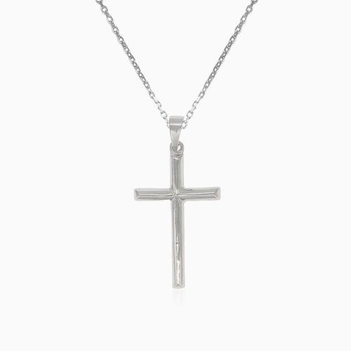 Schlichter Silberkreuz-Anhänger