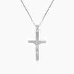 Silberanhänger Kreuz mit Jesusfigur