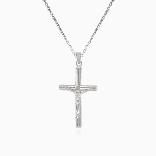 Silberanhänger Kreuz mit Jesusfigur