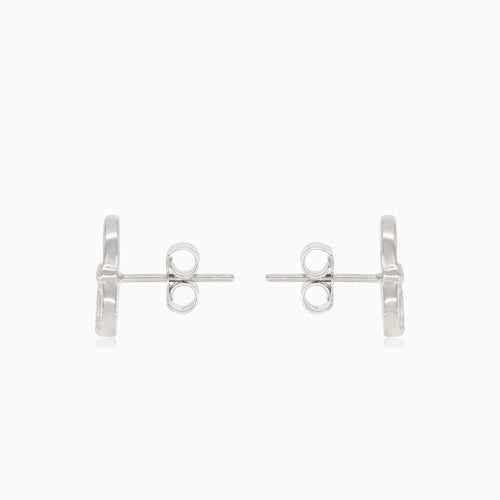 Stříbrné náušnice s motivem kočky