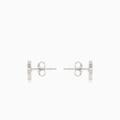 Pendientes de plata Mano de Fátima con ojo