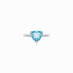 Trilliant Trilliant blauer Topas Ringblue topaz ring