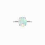 Schlichter Cabochon-Opalring